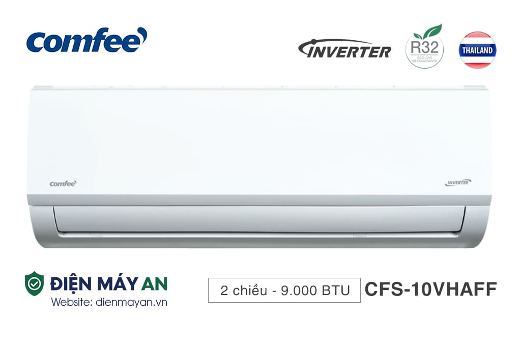 Điều Hòa Comfee Inverter 10000 BTU 2 Chiều CFS-10VHAFF